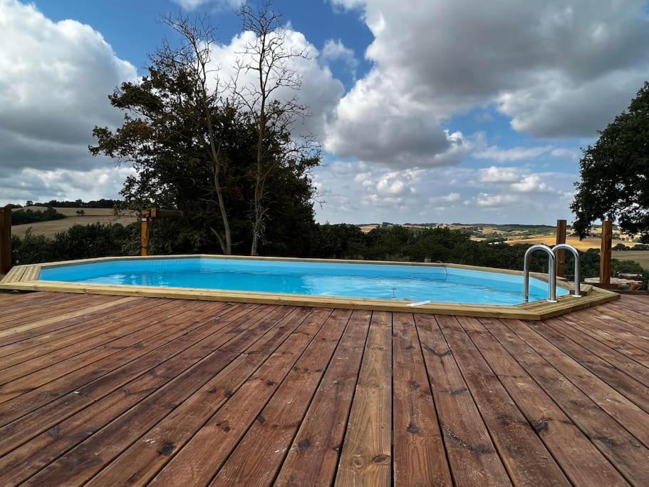 Gite A La Ferme Avec Jacuzzi Et Piscine Chauffee Saint-Felix-de-Tournegat Exterior photo